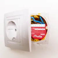 Relé Shelly Wave 1PM - Z-Wave / Requiere HUB Z-Wave - Qubino - Relé inteligente  - Soporta alimentación AC y DC - Medidor de consumo - Compatible con Alexa y Google