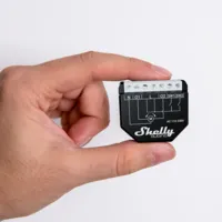 Relé Shelly Wave Shutter - Z-Wave / Requiere HUB Z-Wave - Qubino -  Interruptor inteligente para persianas - Soporta 110-240 V - Medidor de consumo - Compatible con Alexa y Google