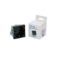 Shelly Socket for Wall Display Stand Black - Adaptador tipo enchufe - Compatibilidad con Shelly Wall Display Stand - Color Negro