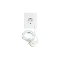 Shelly Socket for Wall Display Stand White - Adaptador tipo enchufe - Compatibilidad con Shelly Wall Display Stand - Color Blanco