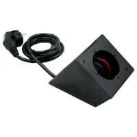 Ver informacion sobre Shelly Wall Display Stand Black - Soporte de sobre mesa  - Compatibilidad con Shelly Wall Display / - EU Socket / USB Charger - Color Blanco