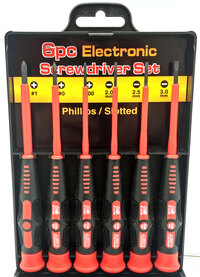 Ver informacion sobre 6pcs Insulated precision screwdriver set
