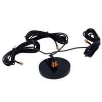 Teltonika Antena - Combo LTE/Wi-Fi/GNSS - Montaje techo vehículo - Conectores SMA - Certificado para exterior IP67 - Cables RG174 3 metros de longitud