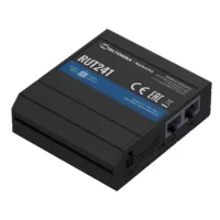 Teltonika Router 4G Industrial - 2 puertos Ethernet RJ45 Fast Ethernet - 4G (LTE) Cat 4 hasta 150Mbps - 1x Entrada/Salida Digital - Wi-Fi 802.11b/g/n 2.4GHz - Carcasa Aluminio