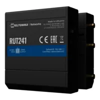 Teltonika Router 4G Industrial - 2 puertos Ethernet RJ45 Fast Ethernet - 4G (LTE) Cat 4 hasta 150Mbps - 1x Entrada/Salida Digital - Wi-Fi 802.11b/g/n 2.4GHz - Carcasa Aluminio