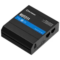 Teltonika Router Redcap 5G Industrial - 2 puertos Ethernet RJ45 Fast Ethernet - Redcap 5G hasta 223Mbps - 1x Entrada/Salida Digital - Wi-Fi 802.11b/g/n 2.4GHz - Carcasa Aluminio