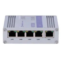 Teltonika Router Industrial - 5 puertos Ethernet RJ45 Fast Ethernet - USB 2.0  - 2x Entradas + 2 Salidas Digitales - Carcasa Aluminio