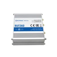 Ver informacion sobre Teltonika Router 4G Industrial - 2 puertos Ethernet RJ45 Fast Ethernet - 4G (LTE) Cat 6 hasta 300Mbps - 2x Entradas + 2x Salidas Digitales - Wi-Fi 802.11b/g/n 2.4GHz - Carcasa Aluminio