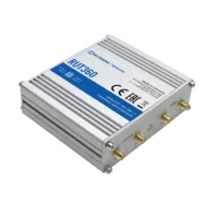 Teltonika Router 4G Industrial - 2 puertos Ethernet RJ45 Fast Ethernet - 4G (LTE) Cat 6 hasta 300Mbps - 2x Entradas + 2x Salidas Digitales - Wi-Fi 802.11b/g/n 2.4GHz - Carcasa Aluminio