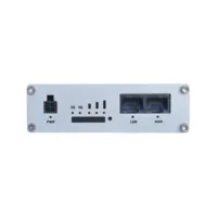 Teltonika Router 4G Industrial - 2 puertos Ethernet RJ45 Fast Ethernet - 4G (LTE) Cat 6 hasta 300Mbps - 2x Entradas + 2x Salidas Digitales - Wi-Fi 802.11b/g/n 2.4GHz - Carcasa Aluminio