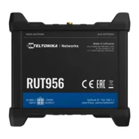 Ver informacion sobre Teltonika Router 4G Industrial - 4 puertos Ethernet RJ45 Fast Ethernet - Dual SIM 4G (LTE) Cat 4 hasta 150Mbps - 3x Entrada + 3x Salida Digital + RS232 + RS485 - Wi-Fi 802.11b/g/n 2.4GHz - Posicionamiento GNSS