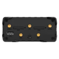 Teltonika Router 5G RedCap Industrial - 4 puertos Ethernet RJ45 Fast Ethernet - Dual SIM 5G RedCap hasta 233Mbps - 3x Entrada + 3x Salida Digital + RS232 + RS485 - Wi-Fi 802.11b/g/n 2.4GHz - Posicionamiento GNSS
