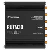 Ver informacion sobre Teltonika Router 5G Industrial - 5G Sub-6Ghz SA/NSA  - Dual SIM  - Wi-Fi 5 - eSIM - 2 puertos Ethernet RJ45 Gigabit