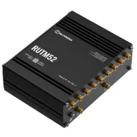 Ver informacion sobre Teltonika Router Industrial 5G - Doble modem 5G Sub-6Ghz SA/NSA - 5 puertos 10/100/1000Mbps - Hasta  2.1/3.3Gbps Descarga  900/600Mbps Subida  - WiFi 802.11 b/g/n/ac - Carcasa Aluminio