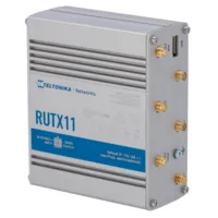 Teltonika Router 4G Industrial - Dual SIM 4G Cat 6 - Wi-Fi 5 - Bluetooth LE 4.0 - Posicionamiento GNSS - 4 puertos Ethernet RJ45 Gigabit