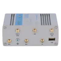 Teltonika Router 4G Industrial - Dual SIM 4G Cat 6 - Wi-Fi 5 - Bluetooth LE 4.0 - Posicionamiento GNSS - 4 puertos Ethernet RJ45 Gigabit