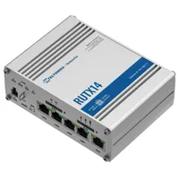 Teltonika Router 4G Industrial - Módem 4G Cat 12 Dual SIM  - Wi-Fi 5 - Bluetooth LE 4.0 - Posicionamiento GNSS - 5 puertos Ethernet RJ45 Gigabit