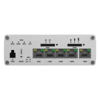 Teltonika Router 4G Industrial - Módem 4G Cat 12 Dual SIM  - Wi-Fi 5 - Bluetooth LE 4.0 - Posicionamiento GNSS - 5 puertos Ethernet RJ45 Gigabit