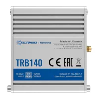 Ver informacion sobre Teltonika Gateway 4G Industrial - 4G Cat 4 / 3G / 2G - Puerto Ethernet RJ45 10/100/1000Mbps - Diseño Compacto - Conector Micro USB