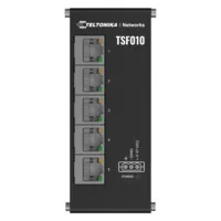 Ver informacion sobre Teltonika Switch No gestionable Industrial - 5 puertos Ethernet RJ45 Fast Ethernet - Rugerizado Carcasa Aluminio Anodizado - Plug and Play - Alimentación DC 7 a 57V - Led de Estado