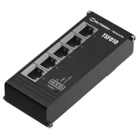 Teltonika Switch No gestionable Industrial - 5 puertos Ethernet RJ45 Fast Ethernet - Rugerizado Carcasa Aluminio Anodizado - Plug and Play - Alimentación DC 7 a 57V - Led de Estado