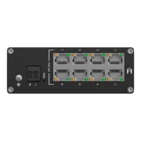 Teltonika Switch PoE No gestionable Industrial - 8 puertos Ethernet RJ45 Fast Ethernet - 8 Puertos Ethernet PoE+ 802.3af/at - Hasta 30W por Puerto PoE - Hasta 240W de Potencia PoE - Rugerizado Carcasa Aluminio Anodizado