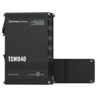 Teltonika Switch PoE No gestionable Industrial - 8 puertos Ethernet RJ45 Fast Ethernet - 8 Puertos Ethernet PoE+ 802.3af/at - Hasta 30W por Puerto PoE - Hasta 240W de Potencia PoE - Rugerizado Carcasa Aluminio Anodizado