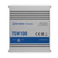Ver informacion sobre Teltonika Switch PoE No gestionable Industrial - 5 puertos Ethernet RJ45 Gigabit - 4 Puertos Ethernet PoE+ 802.3af/at - Hasta 30W por Puerto PoE - Hasta 120W de Potencia PoE - Rugerizado Carcasa Aluminio
