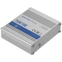 Teltonika Switch PoE No gestionable Industrial - 5 puertos Ethernet RJ45 Gigabit - 4 Puertos Ethernet PoE+ 802.3af/at - Hasta 30W por Puerto PoE - Hasta 120W de Potencia PoE - Rugerizado Carcasa Aluminio