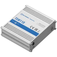 Teltonika Switch No gestionable Industrial - 5 puertos Ethernet RJ45 Gigabit - Rugerizado Carcasa Aluminio - Plug and Play - Alimentación DC 9 a 30V - Led de Estado