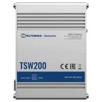 Ver informacion sobre Teltonika Switch PoE No gestionable Industrial - 8 puertos Ethernet RJ45 Gigabit +2 SFP Gigabit - 8 Puertos Ethernet PoE+ 802.3af/at - Hasta 30W por Puerto PoE - Hasta 240W de Potencia PoE - Rugerizado Carcasa Aluminio