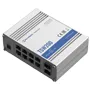Teltonika Switch PoE No gestionable Industrial - 8 puertos Ethernet RJ45 Gigabit +2 SFP Gigabit - 8 Puertos Ethernet PoE+ 802.3af/at - Hasta 30W por Puerto PoE - Hasta 240W de Potencia PoE - Rugerizado Carcasa Aluminio