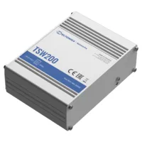 Teltonika Switch PoE No gestionable Industrial - 8 puertos Ethernet RJ45 Gigabit +2 SFP Gigabit - 8 Puertos Ethernet PoE+ 802.3af/at - Hasta 30W por Puerto PoE - Hasta 240W de Potencia PoE - Rugerizado Carcasa Aluminio