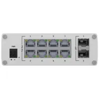 Teltonika Switch PoE No gestionable Industrial - 8 puertos Ethernet RJ45 Gigabit +2 SFP Gigabit - 8 Puertos Ethernet PoE+ 802.3af/at - Hasta 30W por Puerto PoE - Hasta 240W de Potencia PoE - Rugerizado Carcasa Aluminio