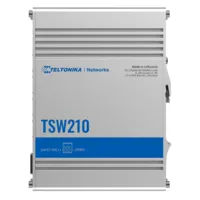 Ver informacion sobre Teltonika Switch No gestionable Industrial - 8 puertos Ethernet RJ45 Gigabit +2 SFP Gigabit - Rugerizado Carcasa Aluminio - Plug and Play - Alimentación DC 7 a 57V - Led de Estado