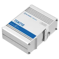 Teltonika Switch No gestionable Industrial - 8 puertos Ethernet RJ45 Gigabit +2 SFP Gigabit - Rugerizado Carcasa Aluminio - Plug and Play - Alimentación DC 7 a 57V - Led de Estado