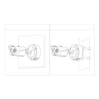 Dual Thermal IP Camera 256*192 10mm + 4M 12mm IP67 12V PoE
