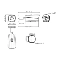 Cámara Térmica IP 400*300 7.5mm IP67 12V PoE AUDIO E/S AI