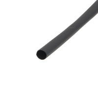 Pack de corte [1.2m] de tubo termorretráctil 2:1 Ø1.2mm negro – Poliolefina libre de halógeno e ignífugo [x25]