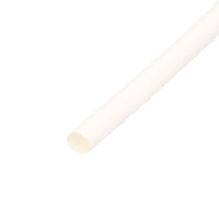Pack de corte [1.2m] de tubo termorretráctil 2:1 Ø1.6mm blanco – Poliolefina libre de halógeno e ignífugo [x25]