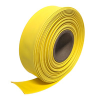 Rollo de tubo termorretráctil 2:1 Ø38.1mm amarillo – Poliolefina libre de halógeno e ignífugo [25m]