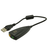 Carte son externe 7.1 USB vers 2xJack 3,5 mm