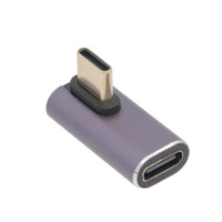 Adaptador USB-C mascle / femella d'angle recte de 90 graus lateral vertical [40Gbps 100W 8K@60Hz]