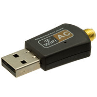 Adaptador WIFI AC per USB, 600Mpbs + 5dBi antena