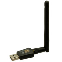 Adaptador WIFI AC por USB, 600Mbps + 5dBi antena