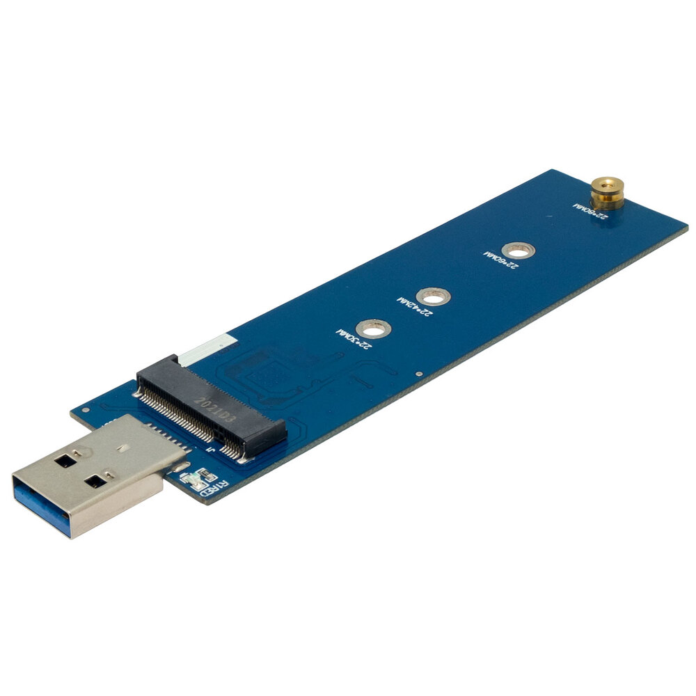 Adaptador USB 3.0 a M.2 SATA SSD tipo B o B+M