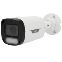 Ver informacion sobre Cámara Bullet IP Uniview - Gama Easy - 4 MP | Lente 2.8 mm | microSD 512 GB - Luz blanca 30 m | WDR 120 dB  - Color Hunter con tecnología WISE-ISP - PoE | UMD | SIP Lite | IP67 - Botón de reset | Micrófono incorporado