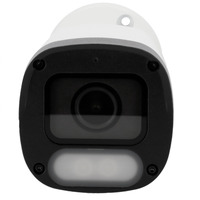 Cámara Bullet IP Uniview - Gama Easy - 4 MP | Lente 2.8 mm | microSD 512 GB - Luz blanca 30 m | WDR 120 dB  - Color Hunter con tecnología WISE-ISP - PoE | UMD | SIP Lite | IP67 - Botón de reset | Micrófono incorporado