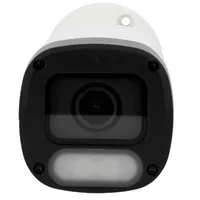 Cámara Bullet IP Uniview - Gama Easy - 4 MP | Lente 2.8 mm | microSD 512 GB - Luz blanca 30 m | WDR 120 dB  - Color Hunter con tecnología WISE-ISP - PoE | UMD | SIP Lite | IP67 - Botón de reset | Micrófono incorporado