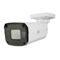 Ver informacion sobre Cámara Bullet IP Uniview - Gama Prime - 4 MP | Lente motorizada 2.7~ 13.5 mm  - IR 50 m | WDR 120 dB | microSD 256 GB - Light Hunter | Conteo - PoE | UMD | SIP | IP67 | IK10 - Audio | Alarmas